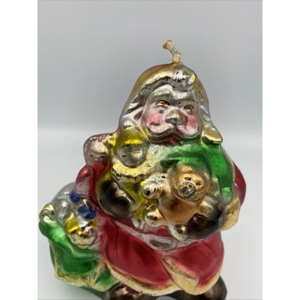Vintage Santa Candle Made In Italy 5.5